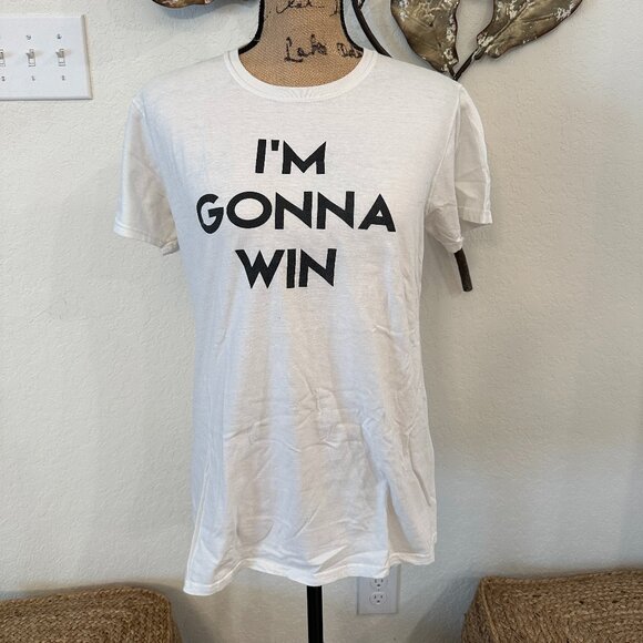 "I’M GONNA WIN" Graphic Tee – Inspired by Iconic Vintage Tennis Photo - Picture 2 of 2